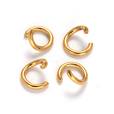 Ion Plating(IP) 304 Stainless Steel Open Jump Rings STAS-M235-E-01-1
