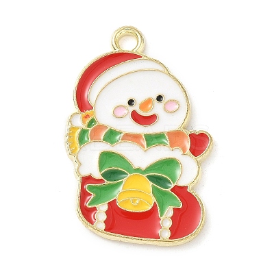 Alloy Enamel Pendants ENAM-C033-01B-G-1