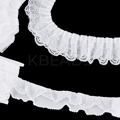 2 Styles Polyester & Chinlon Flower Ribbon OCOR-PH0004-59-1