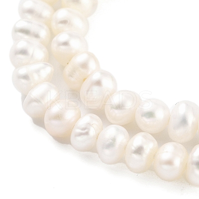 Natural Cultured Freshwater Pearl Beads Strands PEAR-C003-07B-1