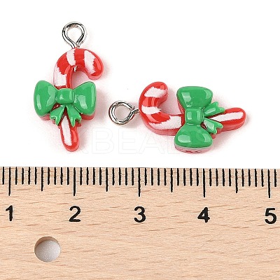 Christmas Theme Opaque Resin Pendants LS-RESI-S08-01H-1