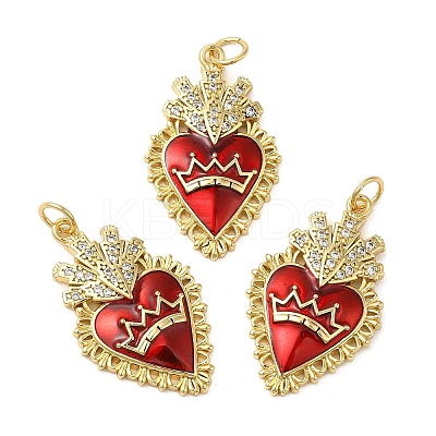 Rack Plating Brass Pendants KK-C030-27G-1