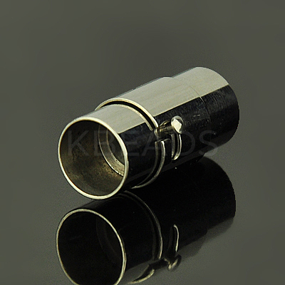 Tarnish Resistant 304 Stainless Steel Locking Tube Magnetic Clasps LS-STAS-C010-1-1
