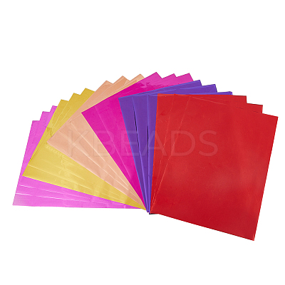60Pcs 6 Colors A4 Hot Foil Stamping Paper DIY-FH0006-18-1