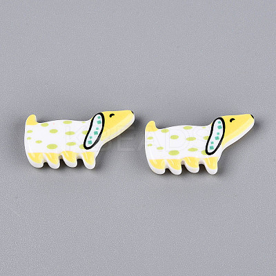 Printed Opaque Resin Beads RESI-N043-04D-1