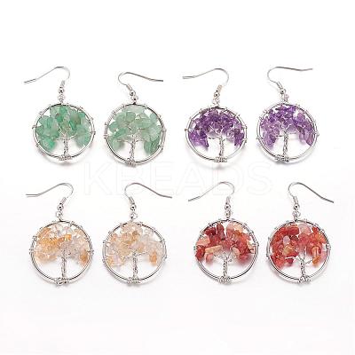 Dangle Earrings EJEW-N0030-M-1