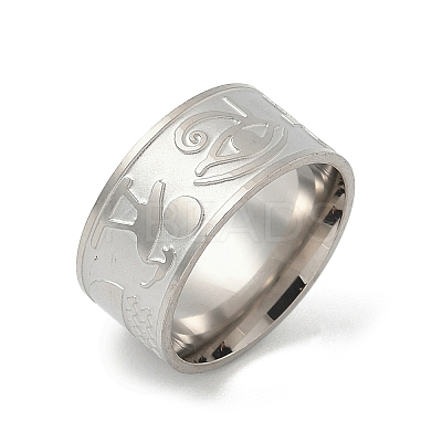 304 Stainless Steel Finger Rings for Women LS-RJEW-F195-04P-1