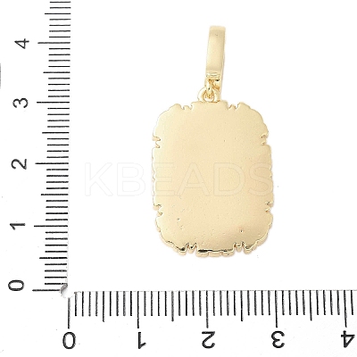 Brass Enamel Pendants KK-F886-01G-08-1