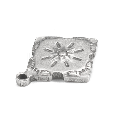 Tarnish Resistant 304 Stainless Steel Pendant Rhinestone Settings STAS-F287-52P-1