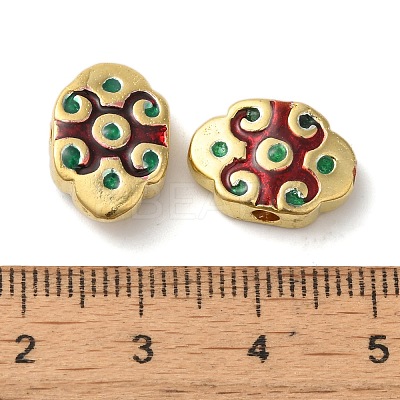 Rack Plating Brass Beads KK-P276-27G-01-1