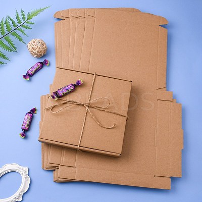 Kraft Paper Folding Box CON-F007-A08-1