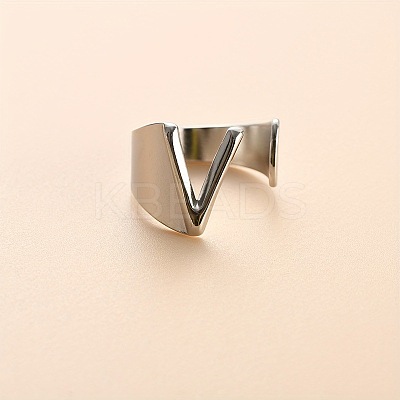 304 Stainless Steel Cuff Rings FS-WGEAFE6-44-1