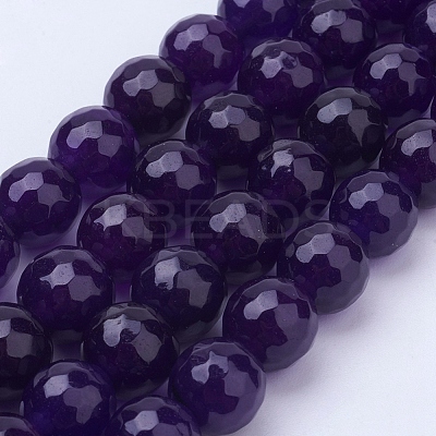 Natural Malaysia Jade Bead Strands G-F488-8mm-19-1