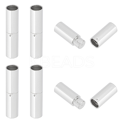 8 Sets 304 Stainless Steel Bayonet Clasps STAS-UN0037-38-1