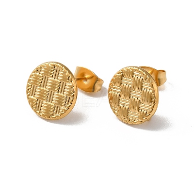304 Stainless Stud Earring Findings STAS-M314-01A-G-1