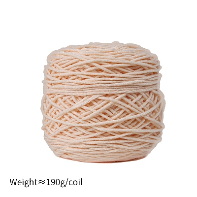 190g 8-Ply Milk Cotton Yarn for Tufting Gun Rugs PW-WG89703-49-1