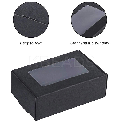 100Pcs Craft Paper Boxes CON-BC0007-23-1