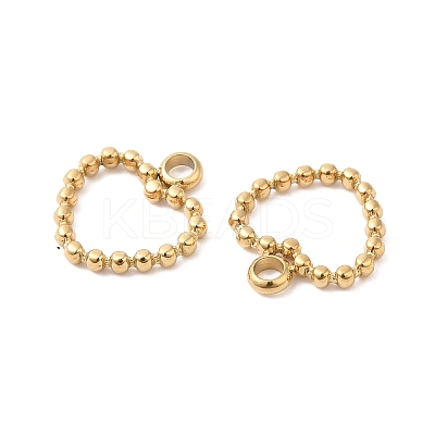 Ion Plating(IP) 304 Stainless Steel Charms STAS-Q215-02G-1