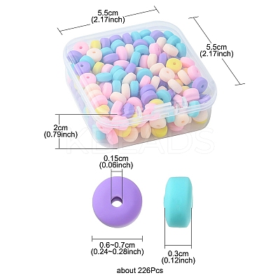 2 Strands Handmade Polymer Clay Beads Strands CLAY-YW0001-87A-1