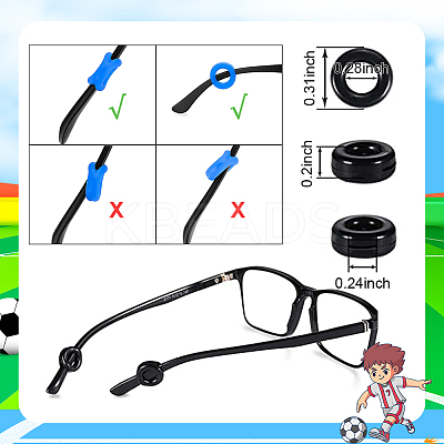 Creative Imitation Leather Eye Glasses Case AJEW-FH0003-58A-1