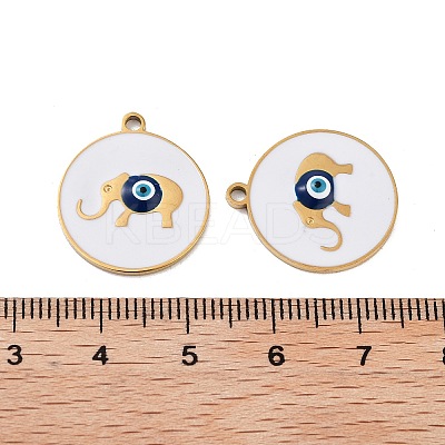 Ion Plating(IP) 316 Surgical Stainless Steel Pendants STAS-U014-58C-02-1