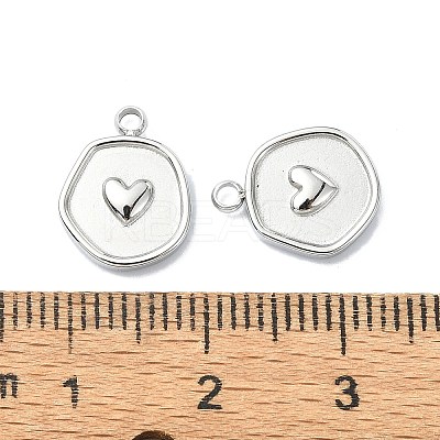 Non-Tarnish 304 Stainless Steel Charms STAS-L022-103P-02A-1
