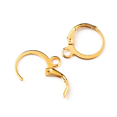 Brass Leverback Earring Findings FIND-WH0125-13G-1