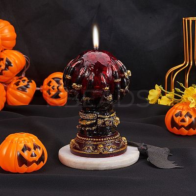 Halloween Theme DIY Candle Silicone Statue Molds DIY-SZ0007-18-1