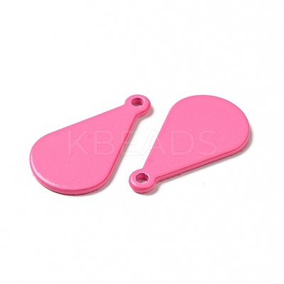 Spray Painted 201 Stainless Steel Pendants STAS-G304-03D-1