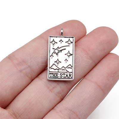 Tibetan Style Alloy Pendants TARO-PW0001-01C-1