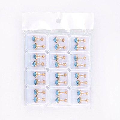 304 Stainless Steel Earlobe Plugs EJEW-H362-05G-1