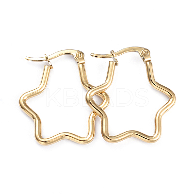 201 Stainless Steel Hoop Earrings LS-EJEW-I245-31E-1