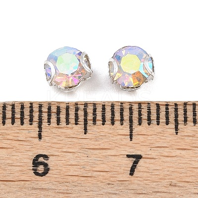 Flat Round Sew on Rhinestone Montee Beads STAS-B107-01B-02S-1