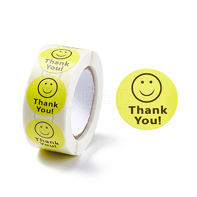 Paper Thank You Gift Sticker Rolls X-STIC-E001-01-1
