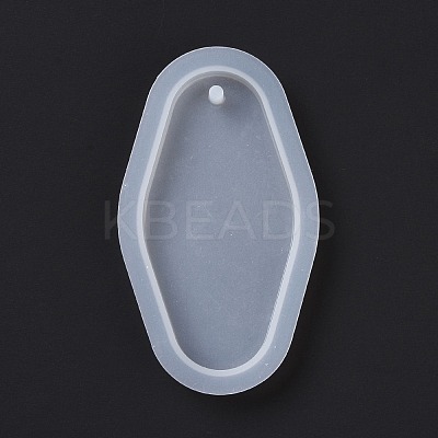 Rounded Rhombus Pendant Food Grade Silicone Molds DIY-D074-15-1
