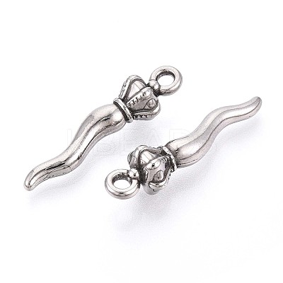 304 Stainless Steel Pendants STAS-T065-29P-1