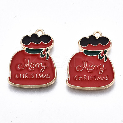 Eco-Friendly Alloy Enamel Pendants ENAM-Q437-066-NR-1
