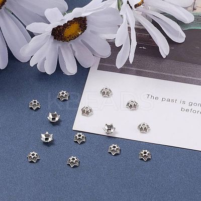 Tibetan Style Bead Caps LS-AA188-AS-NR-1