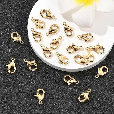 SHEGRACE Brass Lobster Claw Clasps XGR0010G-04G-1
