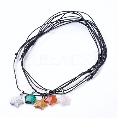 Pendant Necklaces X-NJEW-JN02195-M-1