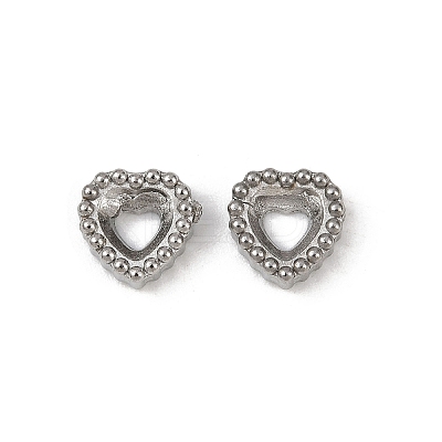 304 Stainless Steel Rhinestone Cabochon Settings STAS-G356-04P-03-1