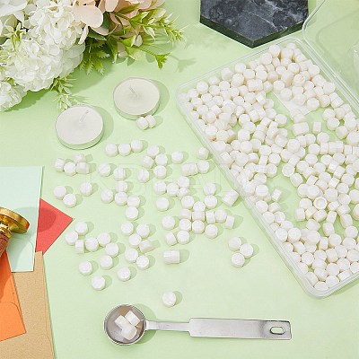 400Pcs Octagon Sealing Wax Particles DIY-CP0009-24B-1