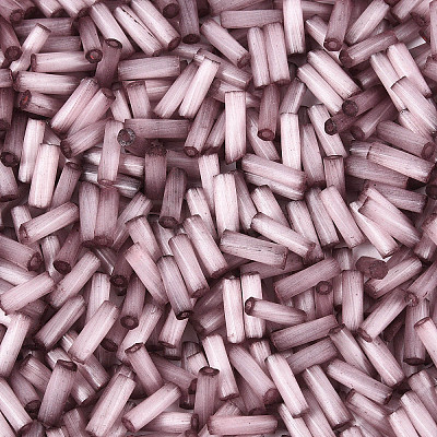 Glass Bugle Beads X-SEED-N007-28B-1