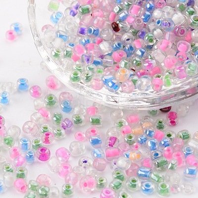 Round Glass Seed Beads GLAA-Q016-2-1