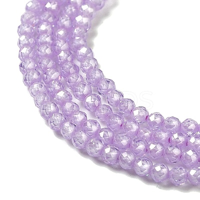Cubic Zirconia Bead Strands ZIRC-C006-01A-09-1