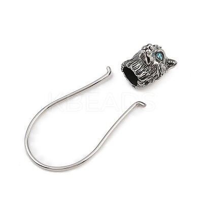 316 Surgical Stainless Steel Rhinestone Keychains STAS-Z165-03AS-1