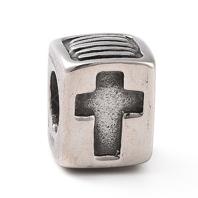 304 Stainless Steel European Beads STAS-M301-40AS-1