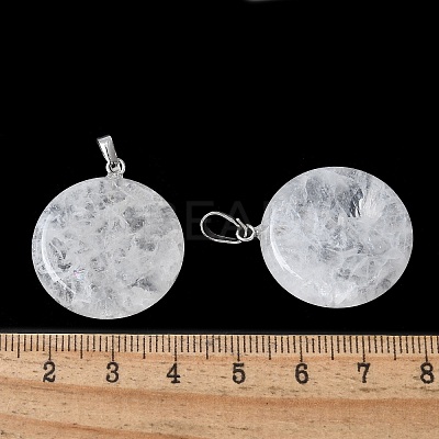 Natural Quartz Crystal Pendants G-A259-04P-06-1