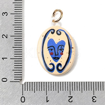 Printing 304 Stainless Steel Pendants STAS-K304-17-1