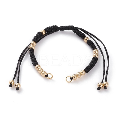 Adjustable Polyester Braided Cord Bracelet Making AJEW-JB00892-01-1
